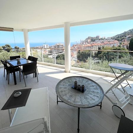 Grand 3 Pieces Avec Terrasse Vue Mer Tout Confort Beausoleil Eksteriør billede