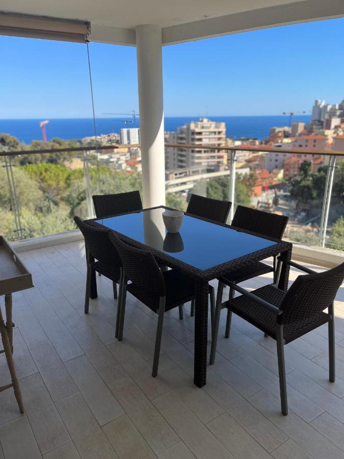 Grand 3 Pieces Avec Terrasse Vue Mer Tout Confort Beausoleil Eksteriør billede