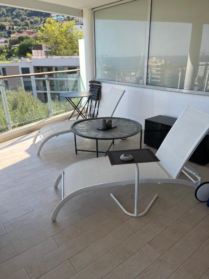 Grand 3 Pieces Avec Terrasse Vue Mer Tout Confort Beausoleil Eksteriør billede